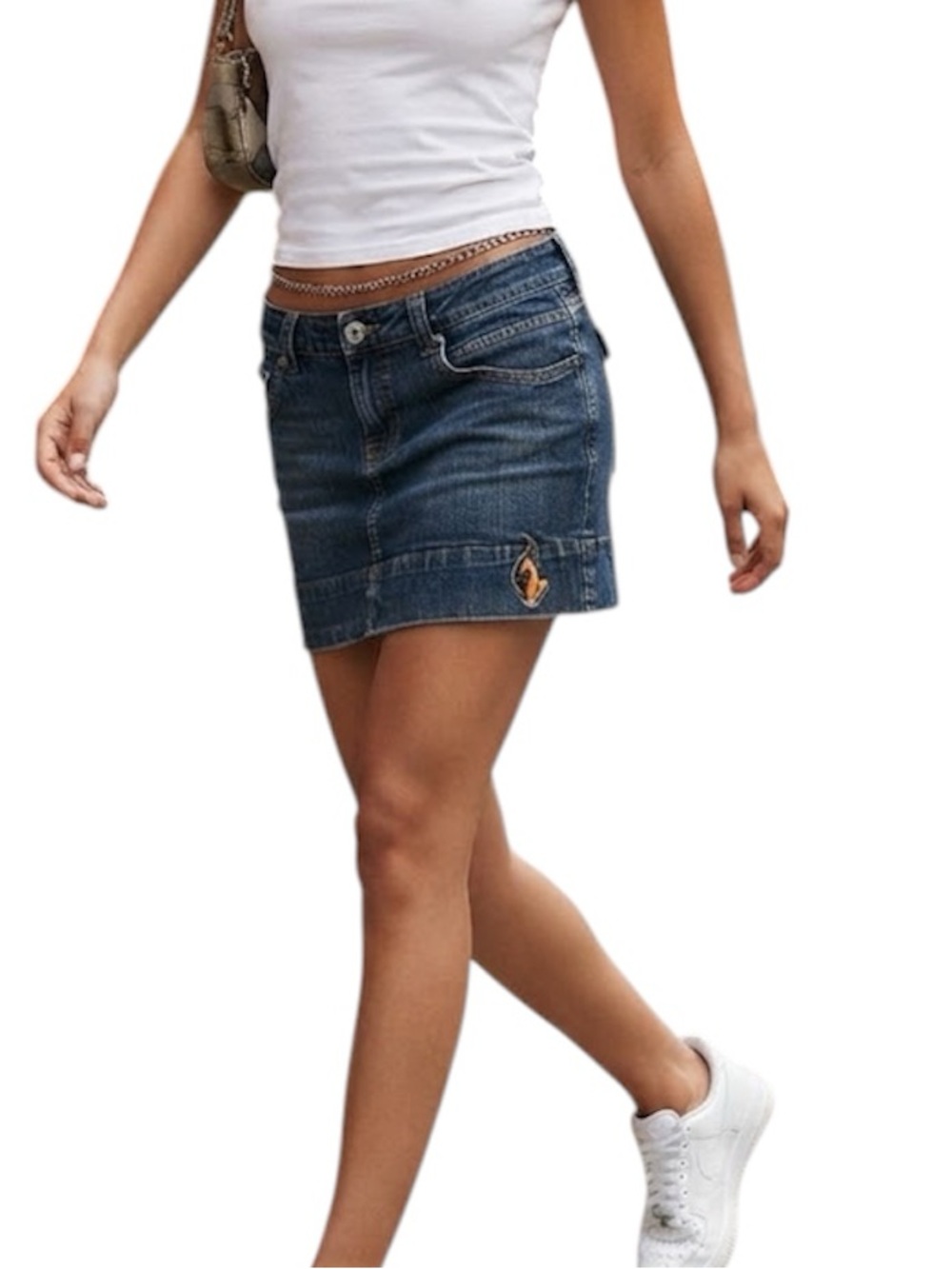 Y2K BABY PHAT DENIM SKIRT SIZE 11